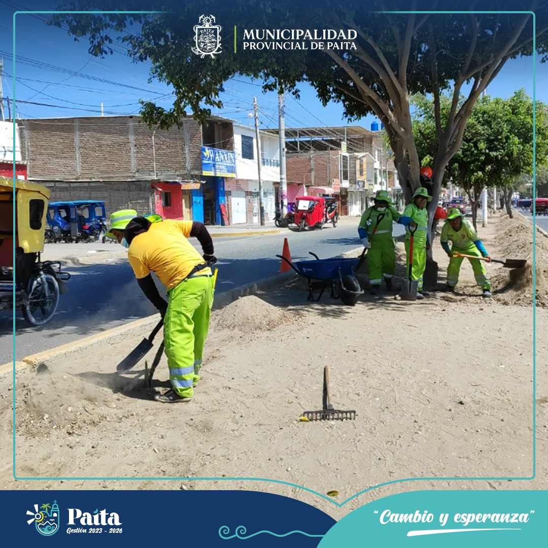 Compromiso verde: Embellecimiento de espacios públicos en Paita
