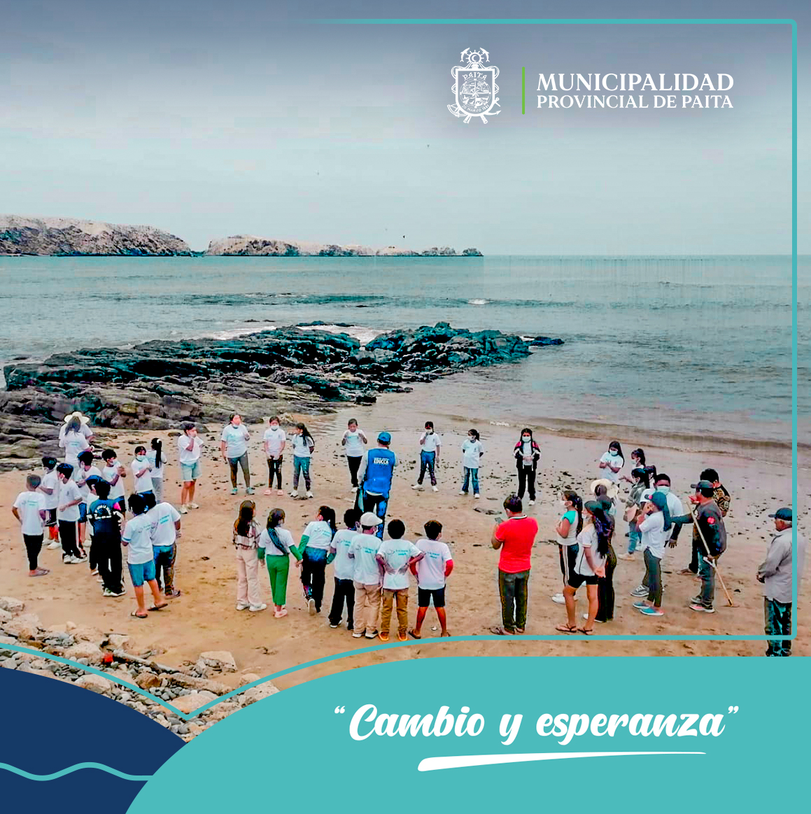 MPP realizó jornada de limpieza en la playa hermosa del C.P. La Islilla