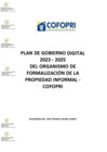 Vista preliminar de documento Plan de Gobierno Digital 2023-2025