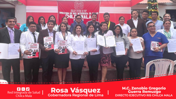 Ceremonia de Nombramiento de personal asistencial de la RIS Chilca Mala