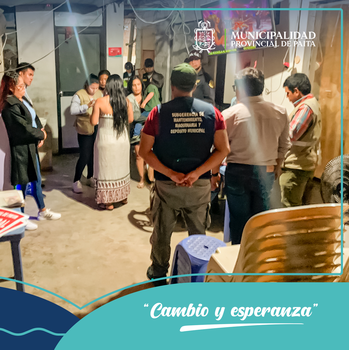 Acción conjunta de autoridades: Clausura de local clandestino en PJ el tablazo por falta de licencia y riesgo a la seguridad
