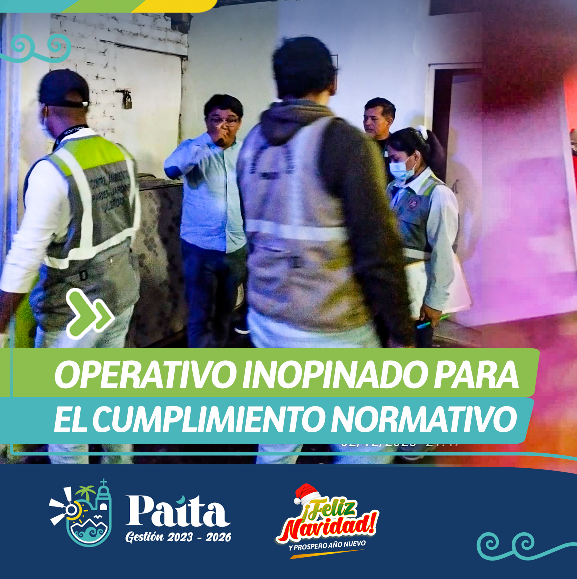 Operativo inopinado para el cumplimiento normativo