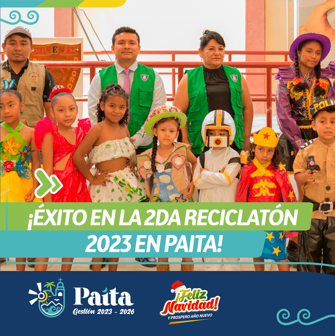 ¡Éxito en la 2da reciclatón 2023 en Paita!