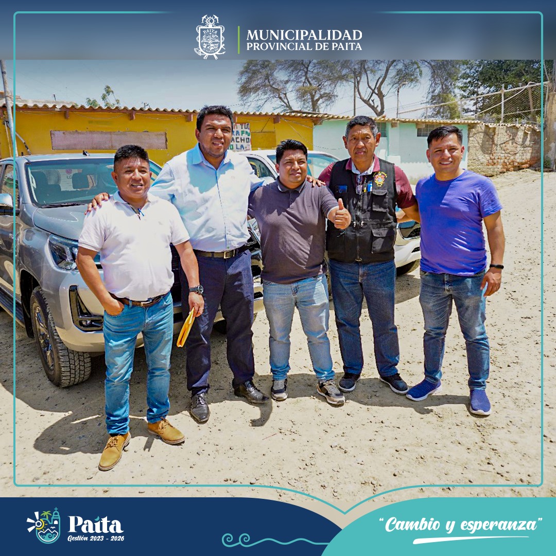 ¡Impulsando la seguridad ciudadana! Paita recibe cinco nuevas camionetas de última generación