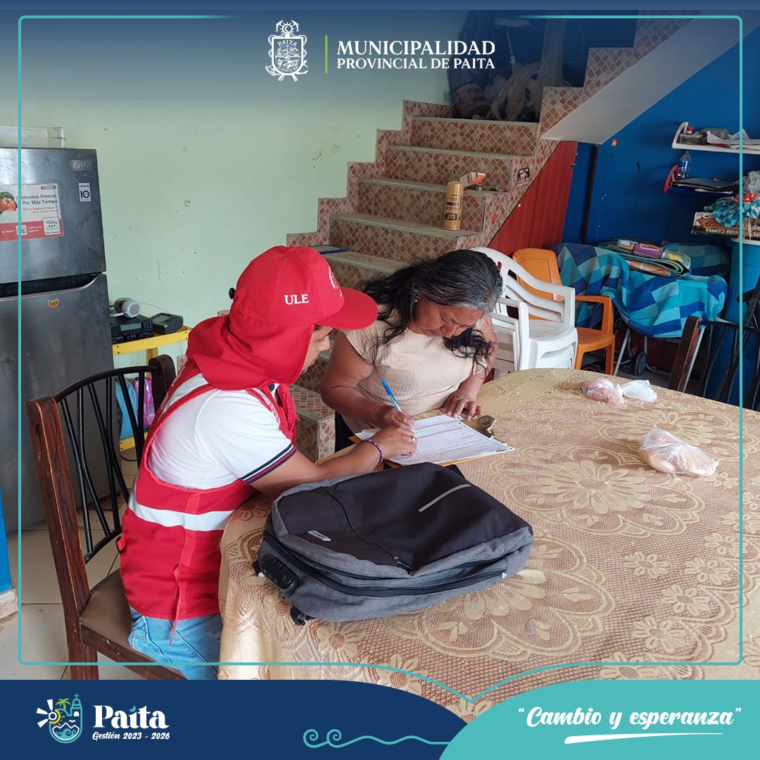 Empadronamiento exitoso en el Centro Poblado Yacila