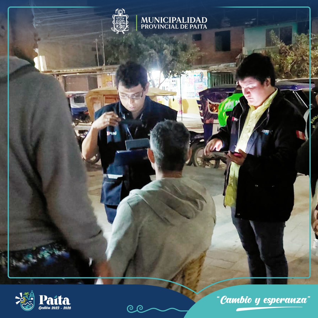 Operativo conjunto de control migratorio en Paita: coordinación efectiva entre oficina de migraciones, MPP Y PNP