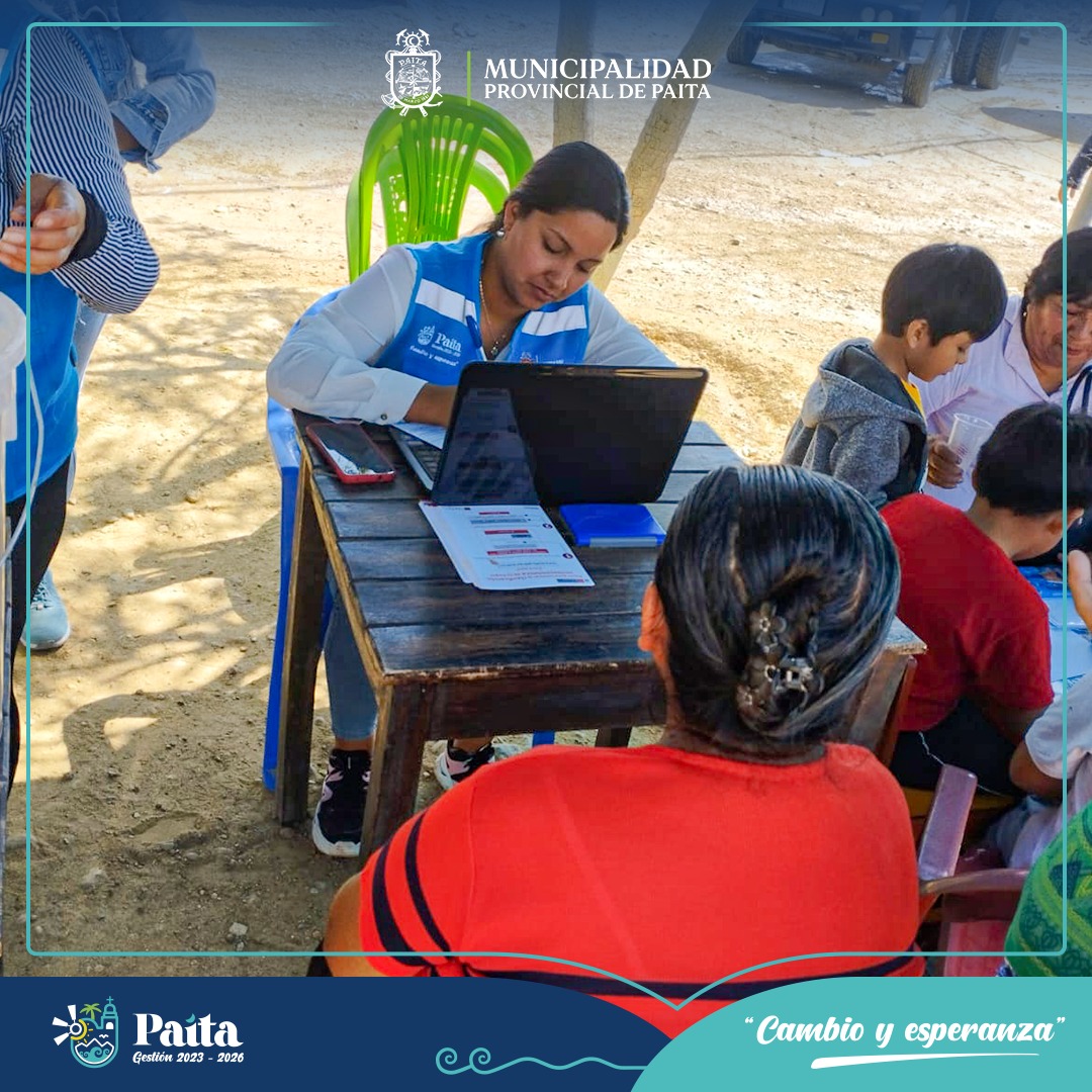 Municipalidad de Paita impulsa acción cívica en el 25º aniversario del Asentamiento Humano Vista al Mar