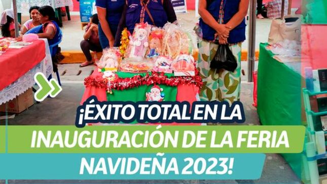 ¡Éxito total en la inauguración de la feria navideña 2023!