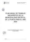 Vista preliminar de documento Plan Anual de Trabajo Archivístico 2024