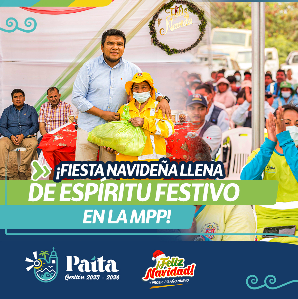¡Fiesta navideña llena de espíritu festivo en la MPP!