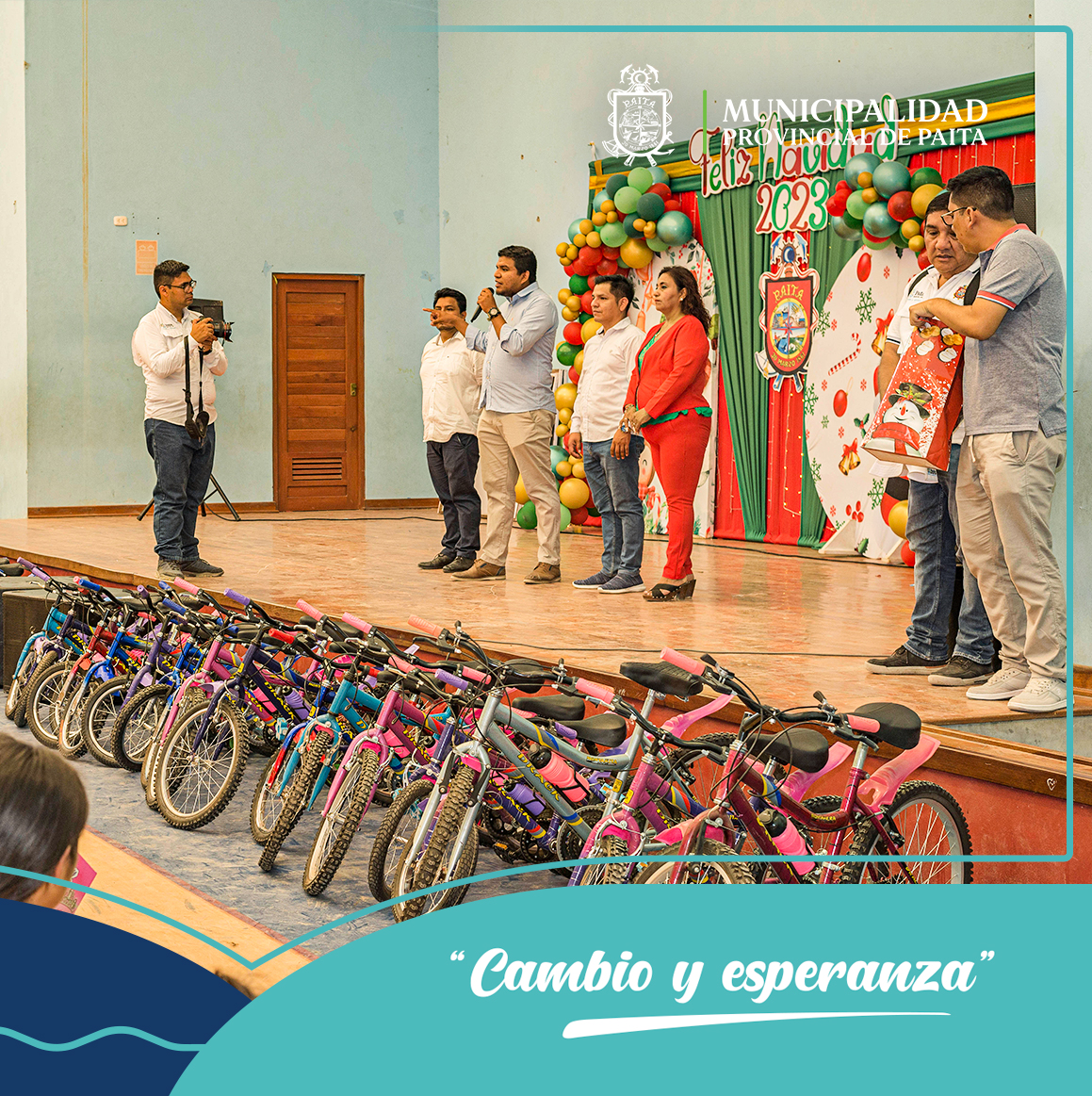 "Navidad radiante: Un regalo de amor y alegría para los niños de Paita"