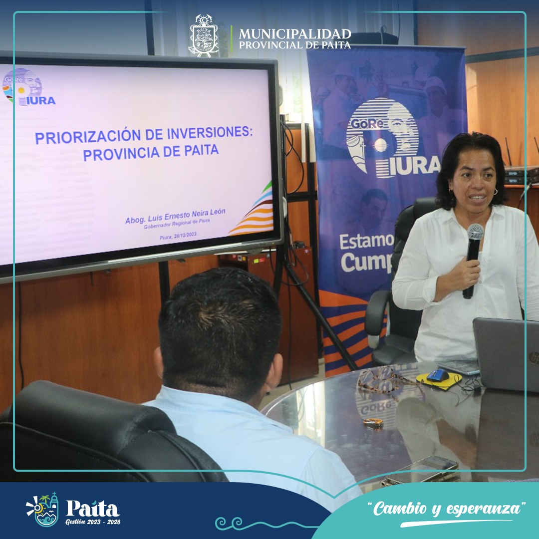 Gestión con resultados por un cambio y esperanza para Paita