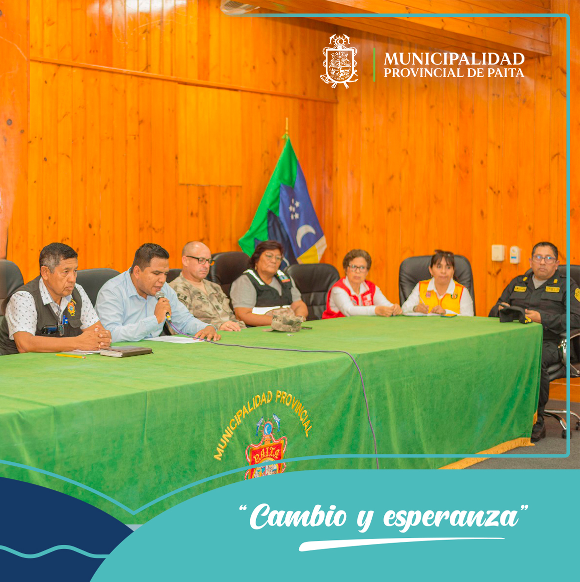 Desarrollan la VI Sesión Ordinaria y IV audiencia pública del comité provincial de seguridad ciudadana en Paita