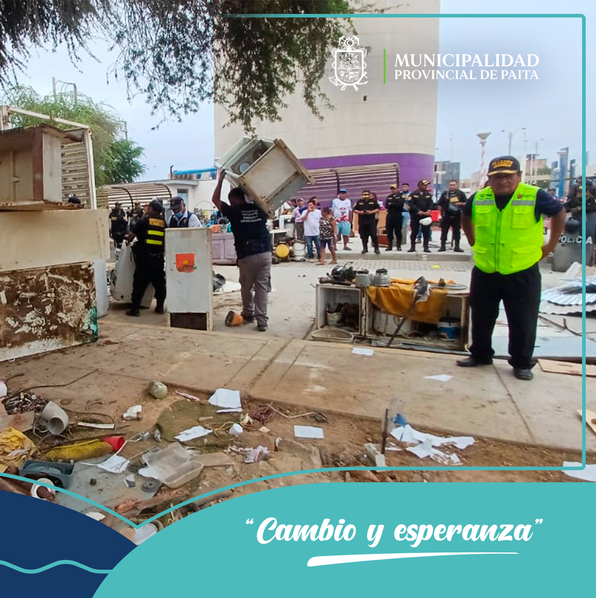 Recuperación extrajudicial de predios en Ciudad Roja del Pescador