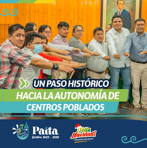 Un paso histórico hacia la autonomía de Centros Poblados