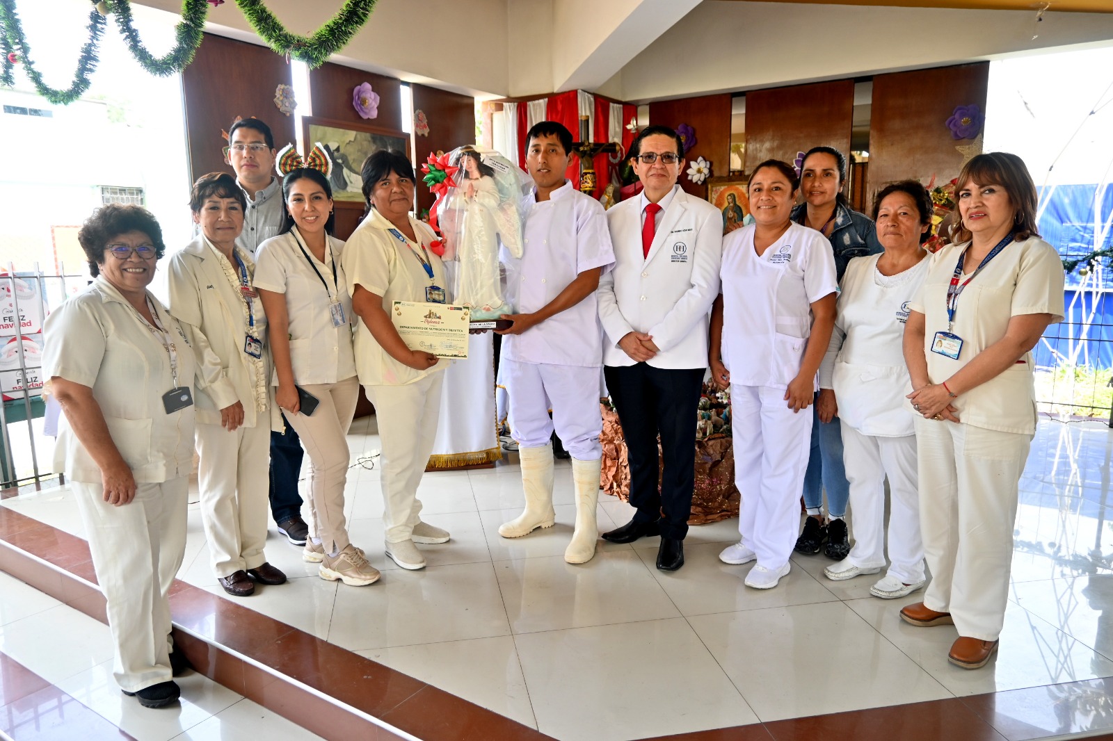 Actividades de navidad para trabajdores HNCH