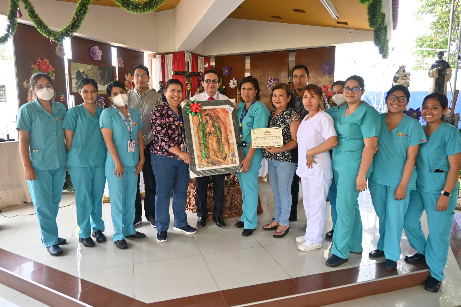 Actividades de navidad para trabajdores HNCH