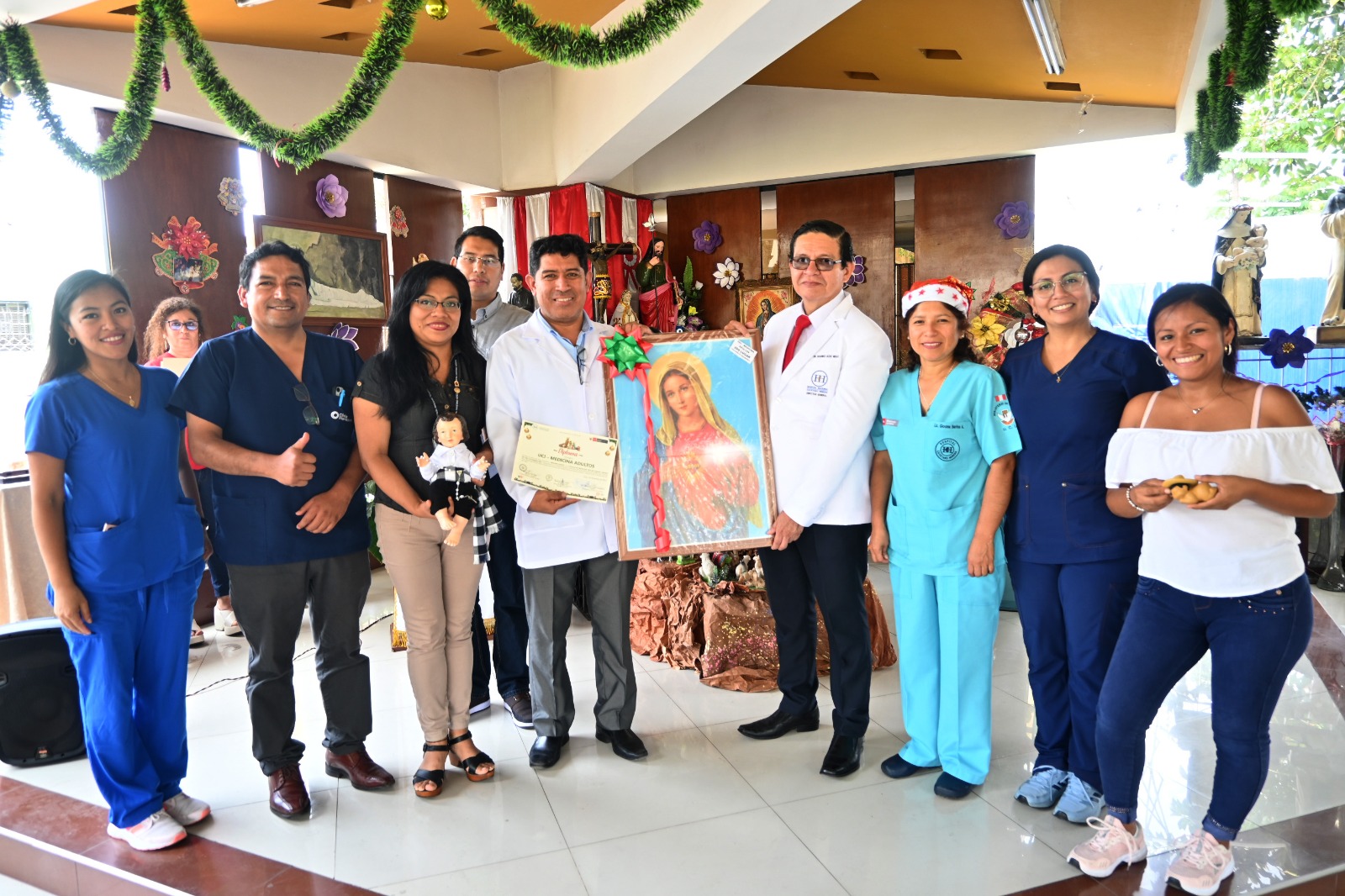 Actividades de navidad para trabajdores HNCH