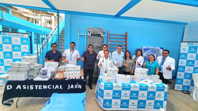 EsSalud fortalece la atención con nuevo equipamiento distribuidos en establecimientos de Jaén