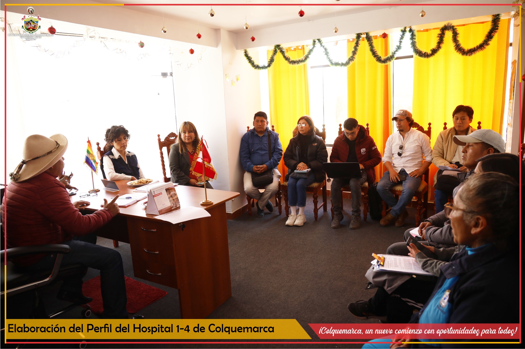 El Alcalde Prof. Santos Oviedo Ataucuri, comprometido con la salud y el bienestar del distrito, lidera las gestiones necesarias para llevar a cabo el ambicioso proyecto del Hospital 1-4 en coordinación con el Gobierno Regional del Cusco quien se está encargando de la Elaboración del Perfil. El objetivo primordial es mejorar la infraestructura y servicios de salud en nuestro distrito, garantizando una atención médica de calidad para todos los residentes.
Se vienen llevando a cabo gestiones para identificar la mejor locación para el nuevo hospital, considerando aspectos como accesibilidad, capacidad de expansión y proximidad a las comunidades que se beneficiarán de sus servicios. Este proceso implica una cuidadosa evaluación de diversas opciones para garantizar que el hospital cumpla con las necesidades de la población y se convierta en un centro de referencia en atención médica.
La coordinación de cronogramas es otra etapa clave en este proceso. El equipo liderado por el Alcalde Prof. Santos Oviedo Ataucuri está trabajando estrechamente con especialistas de la Unidad Formuladora del Gobierno Regional Cusco (GORE CUSCO) para establecer un plan detallado que permita la ejecución eficiente y oportuna del proyecto. Las reuniones constantes con este equipo de expertos buscan alinear estrategias, resolver posibles obstáculos y garantizar que el proceso avance de manera coordinada y eficaz.
Paralelamente, la Municipalidad Distrital de Colquemarca ha logrado superar un obstáculo importante en el camino hacia la construcción del nuevo hospital. Después de años de gestiones, se ha alcanzado el saneamiento físico legal del terreno donde actualmente se encuentra el Centro de Salud, sentando así las bases para la implementación del Hospital 1-4. Este logro representa un avance significativo en la materialización de este proyecto de gran envergadura.
El compromiso del Alcalde Prof. Santos Oviedo Ataucuri con la salud y el bienestar de Colquemarca es innegable. La creación del Hospital 1-4 no solo mejorará la oferta de servicios de salud, sino que también contribuirá al desarrollo integral de la región.
¡Colquemarca, un nuevo comienzo con oportunidades para todos!
Prof. Santos Oviedo Ataucuri - Alcalde
Gestión 2023 - 2026
