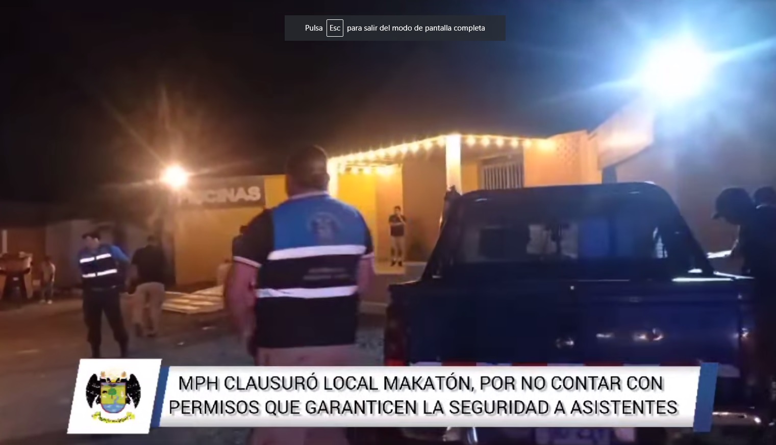 MPH clausura local Makatón Park por no contar con permisos que garanticen la seguridad a asistentes