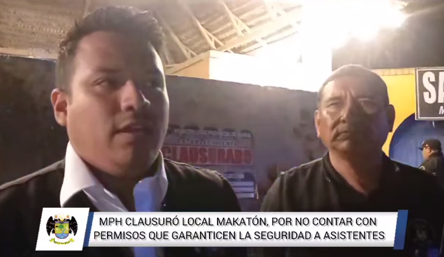 MPH clausura local Makatón Park por no contar con permisos que garanticen la seguridad a asistentes