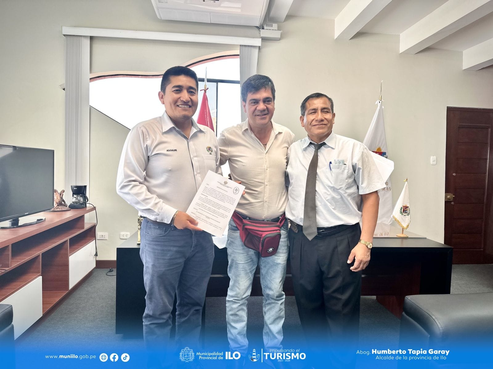 Municipalidad Provincial de Ilo continúa trabajando por impulsar el turismo, estrechando vínculos de hermandad y buscando el desarrollo de ambas ciudades.