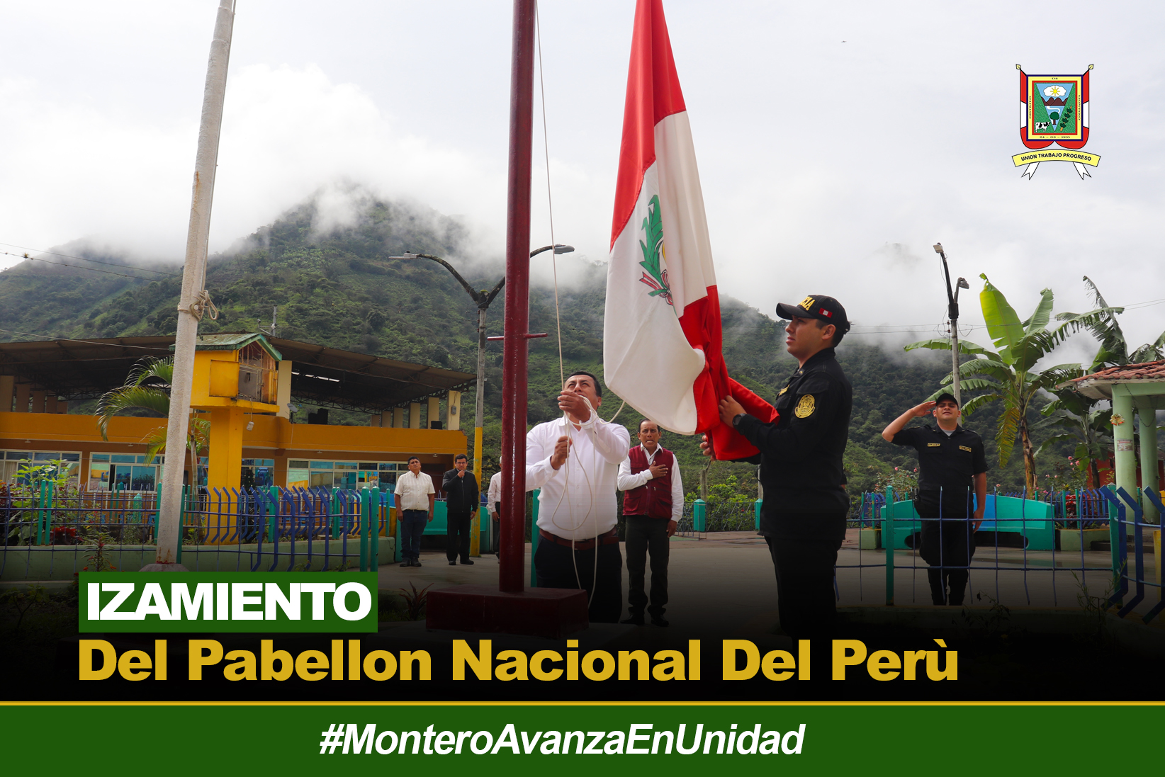 Izamiento Dominical del Pabellón Nacional
