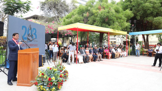 Gobernador en Grito Libertario: "Venimos a coordinar los grandes proyectos para Piura"