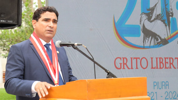 Gobernador en Grito Libertario: "Venimos a coordinar los grandes proyectos para Piura"