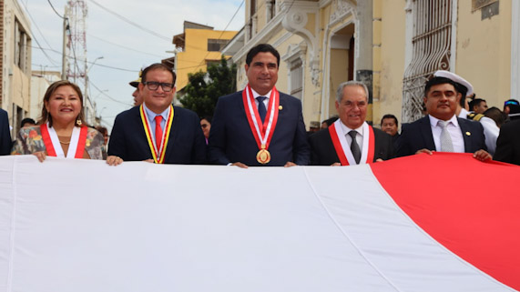 Gobernador en Grito Libertario: "Venimos a coordinar los grandes proyectos para Piura"