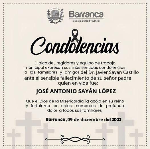 condolencias