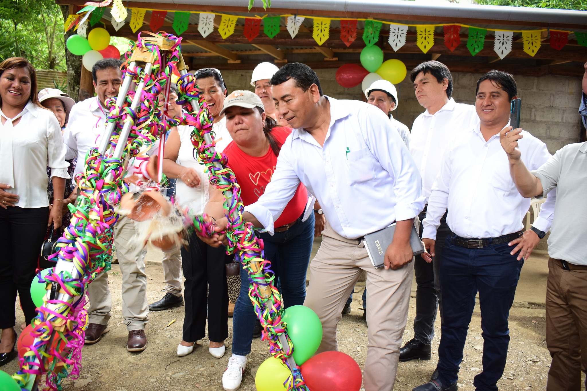 Inauguración del proyecto de saneamiento en Serranuyoc Bajo
