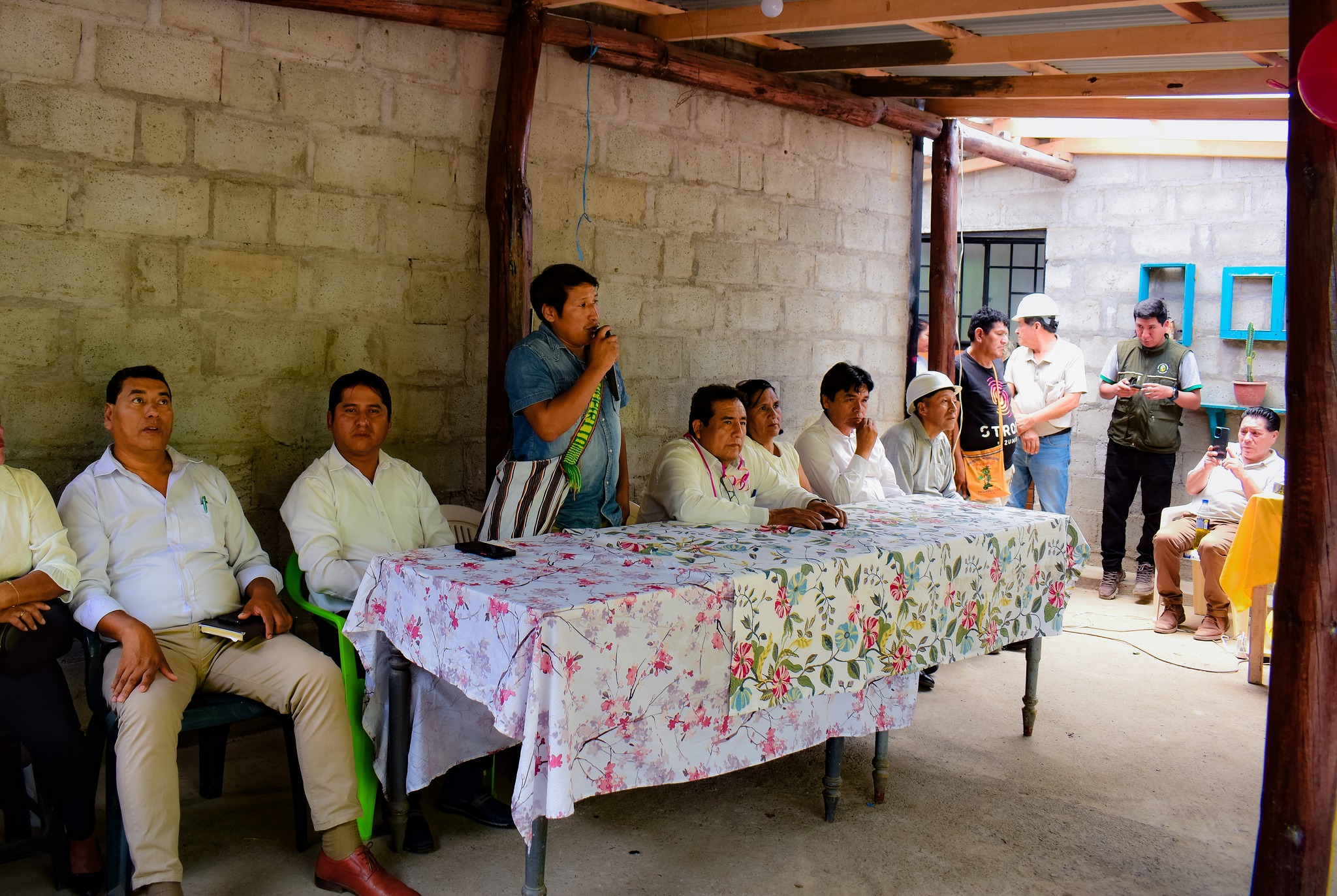Inauguración del proyecto de saneamiento en Serranuyoc Bajo