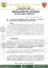 Vista preliminar de documento RESOLUCION DE ALCALDIA N 0231-2023-A-MDC-Q-C