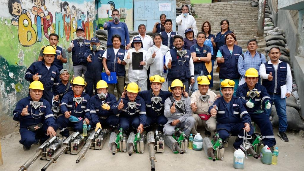 Diris Lima Este fumigó más de 3000 viviendas para eliminar al zancudo que transmite el dengue en Lurigancho-Chosica