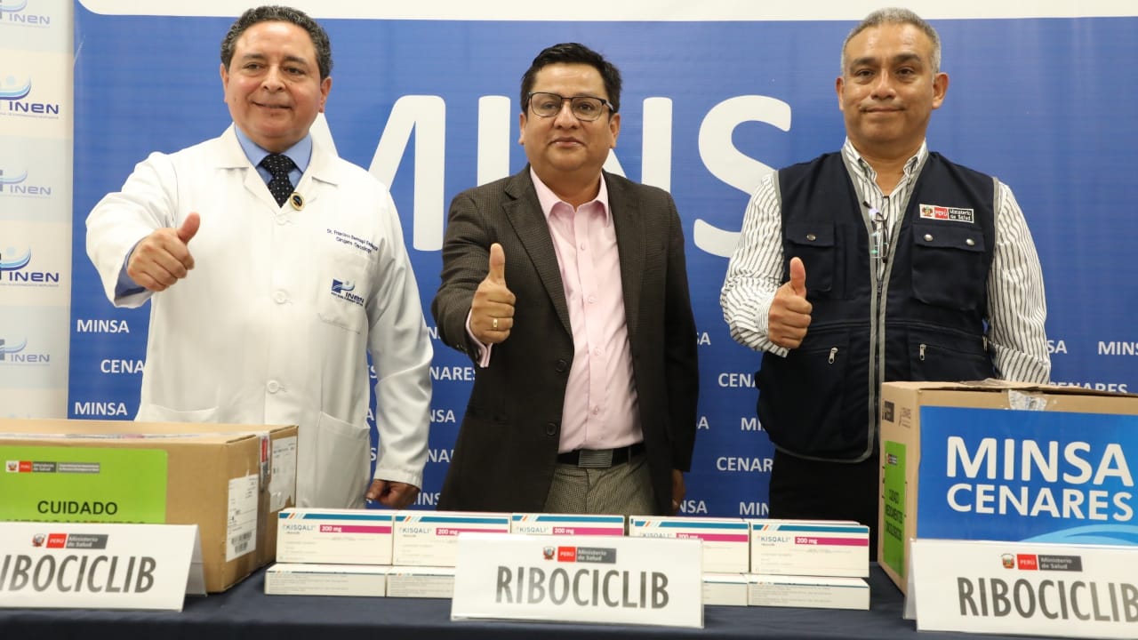 Pacientes con cáncer de mama del INEN reciben por primera vez y de manera gratuita el medicamento Ribociclib