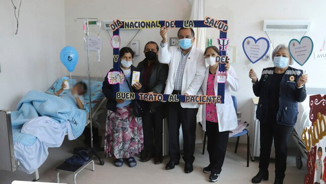 Hospital Regional de Ica realiza actividades por Día Nacional de la Salud y el Buen Trato al Paciente