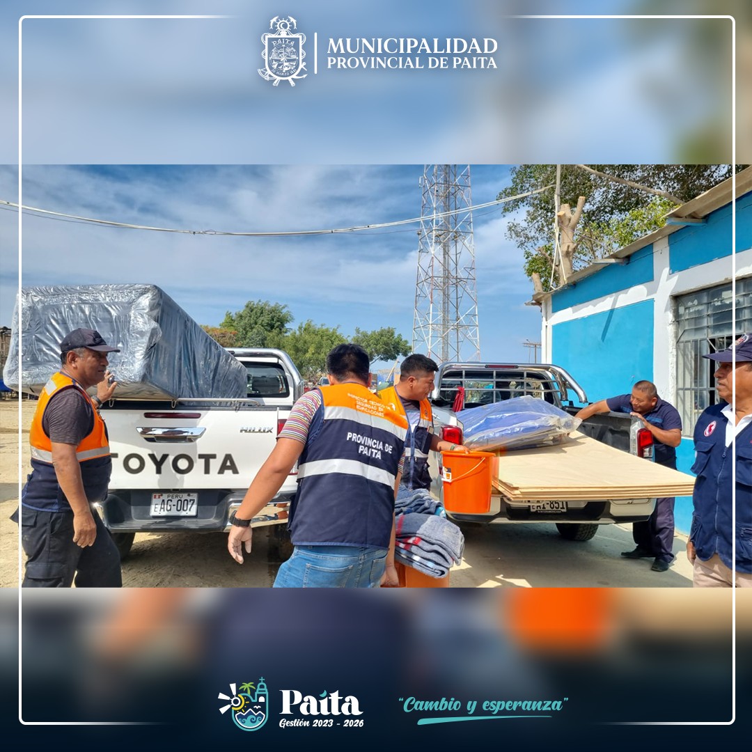 La Municipalidad Provincial de Paita brinda ayuda inmediata a familias afectadas por incendio