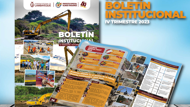 Nuevo Boletín Institucional PEOT - IV Trimestre 2023