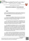 Vista preliminar de documento Resolucion de gerencia N° 064-2023-MDJG[R]