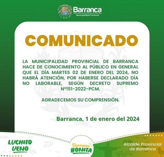 comunicado