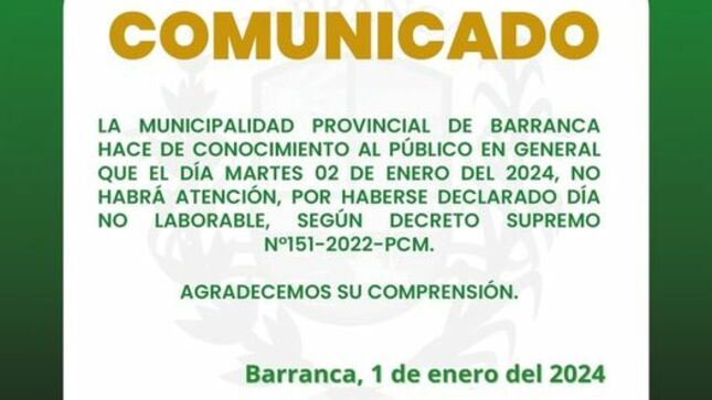 comunicado