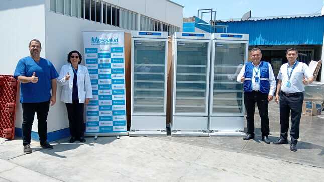 EsSalud Áncash adquiere refrigeradoras para conservación de insumos de farmacia y laboratorio