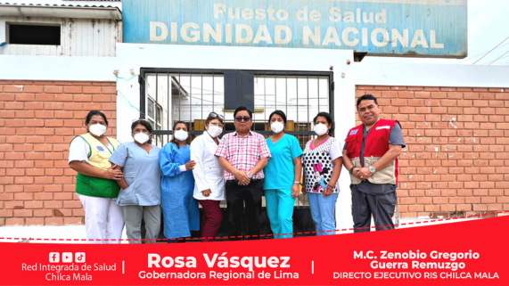 Director Ejecutivo realiza visita inopinada al Puesto de Salud Dignidad Nacional de Mala