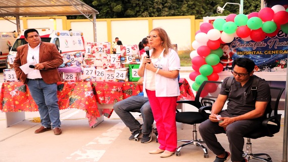 remiación del concurso de nacimientos y villancicos y celebración de la Navidad del personal que labora en el Hospital General de Jaén
