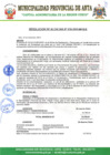 Vista preliminar de documento Resolucion de Alcaldia N°578-2015-MPA