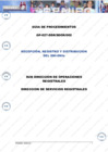 Vista preliminar de documento Guía de Procedimientos GP-027-DSR/SDOR/002 "Recepción, registro y distribución del DNI - DNIe", primera versión