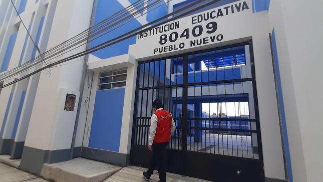 La Contraloría General de la República (CGR) concluyó que exfuncionarios y exservidores de la Municipalidad Distrital de Pueblo Nuevo (Chepén) causaron un perjuicio económico a dicha entidad municipal por S/ 484 097, al otorgar de manera irregular conformidad a la recepción y aprobar la liquidación de una obra para la rehabilitación de la Institución Educativa N.º 80409. 