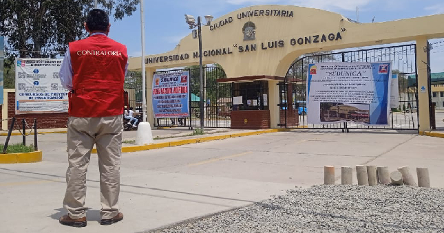 La Contraloría General detectó que la Universidad Nacional San Luis Gonzaga otorgó la buena pro y firmó contrato con un postor por S/ 3 997 097 para la ejecución del proyecto de reconstrucción y equipamiento de la Facultad de Ingeniería Pesquera y de Alimentos, en la sede de Pisco sin verificar que no cumplió con los requisitos señalados en las bases al momento de firmar el contrato y que presentó cartas fianzas falsas, entre otras irregularidades, que le permitieron beneficiarse con adelantos de obra.